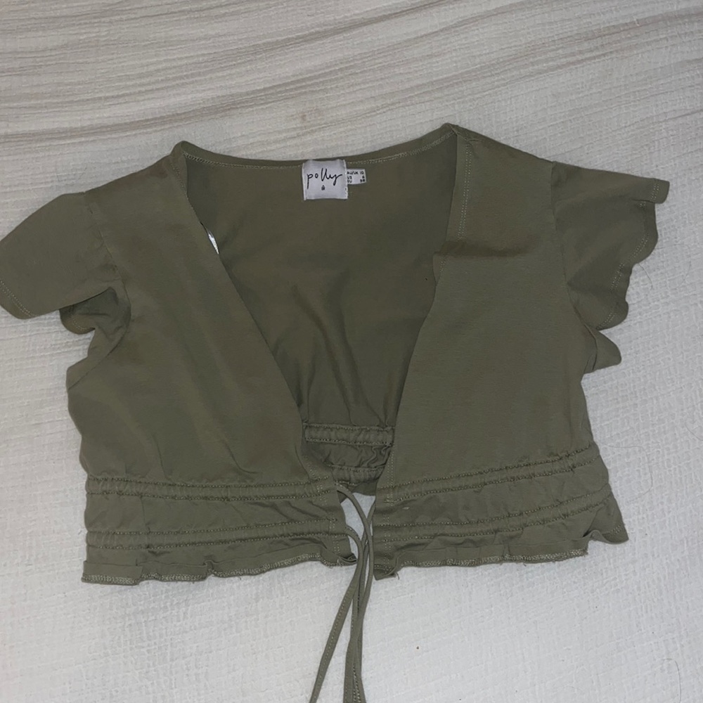 Green princess polly top